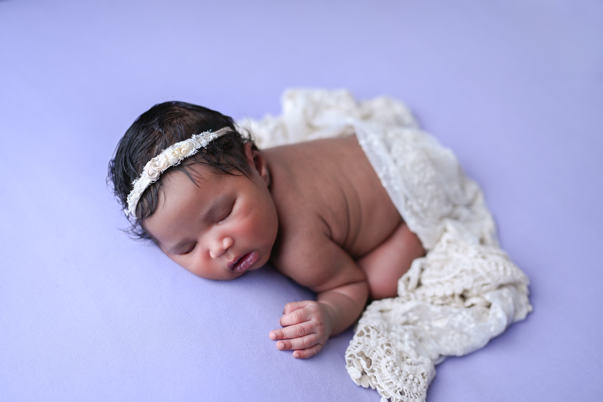Newborn lavender wrap NJ