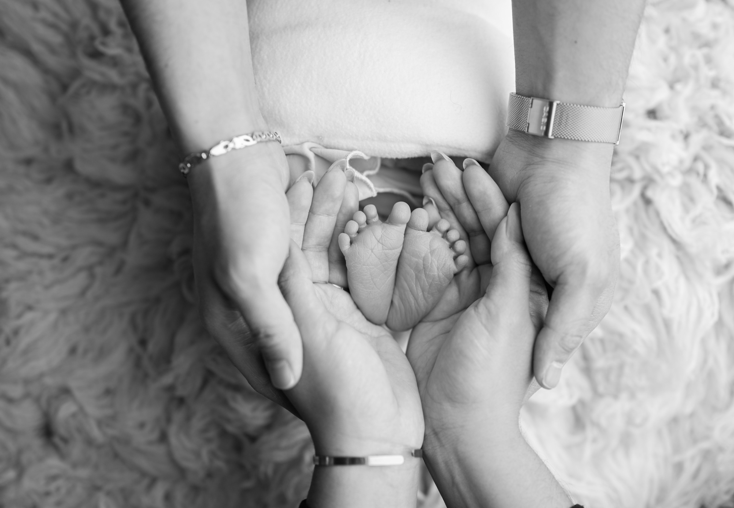 Newborn black and white NJ