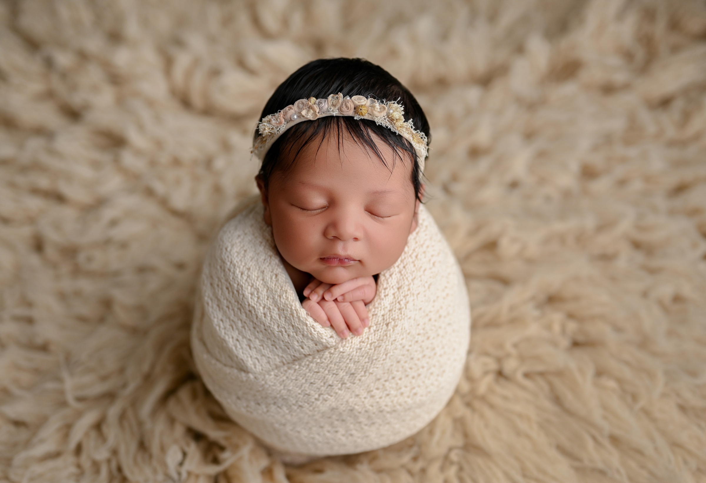 Newborn floral headband NJ